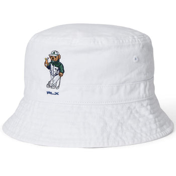 RLX Bear Bucket Hat White