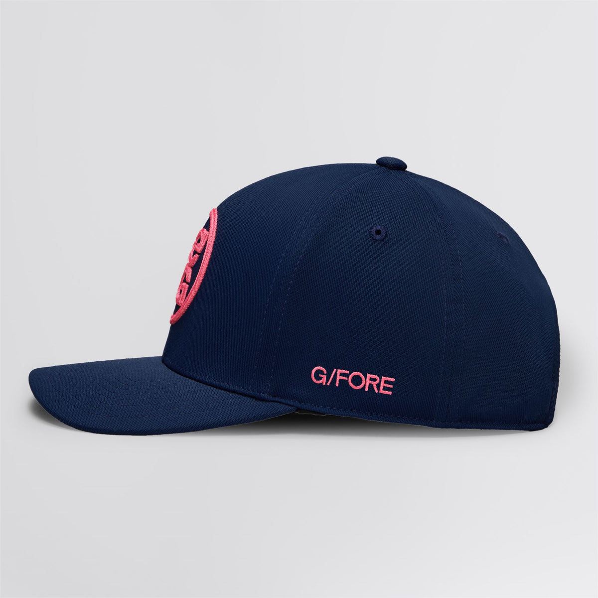 Circle G's Chainstitch 110 Cotton Twill Snapback Twilight/Knockout Pink