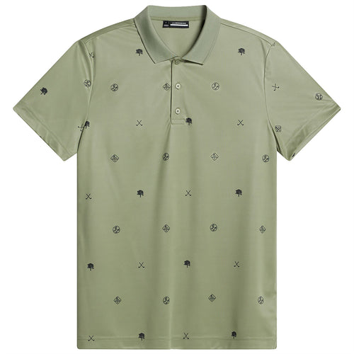 Club House Motif Polo Golf Micro Olive - SS25