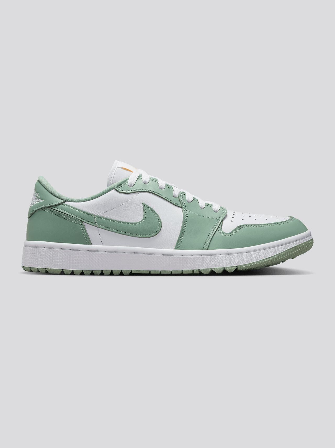 Air Jordan 1 Low Spikeless Golf Shoes Steam/Steam White/Tangerine Tint