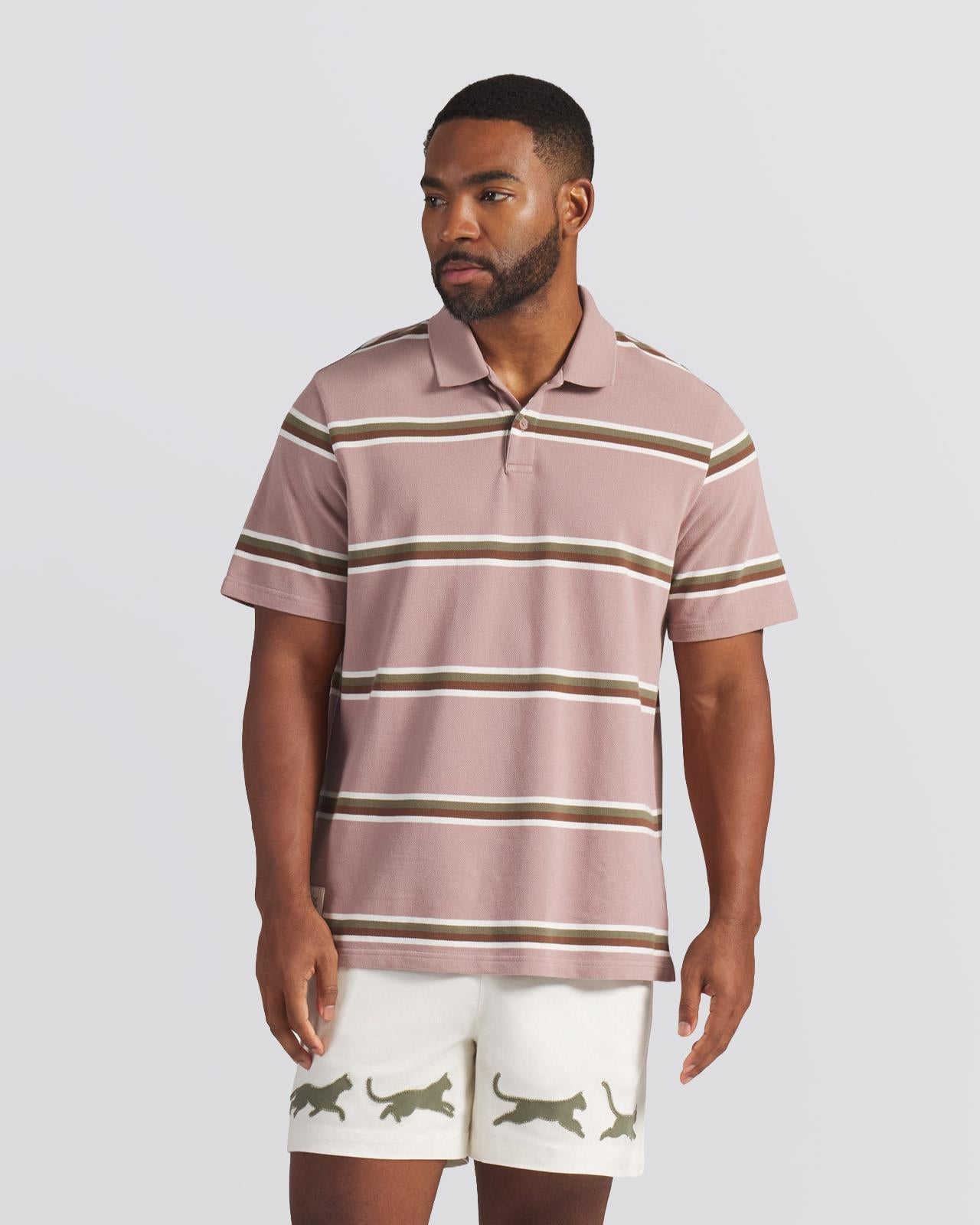 x GGNC Polo Shirt Sandstone