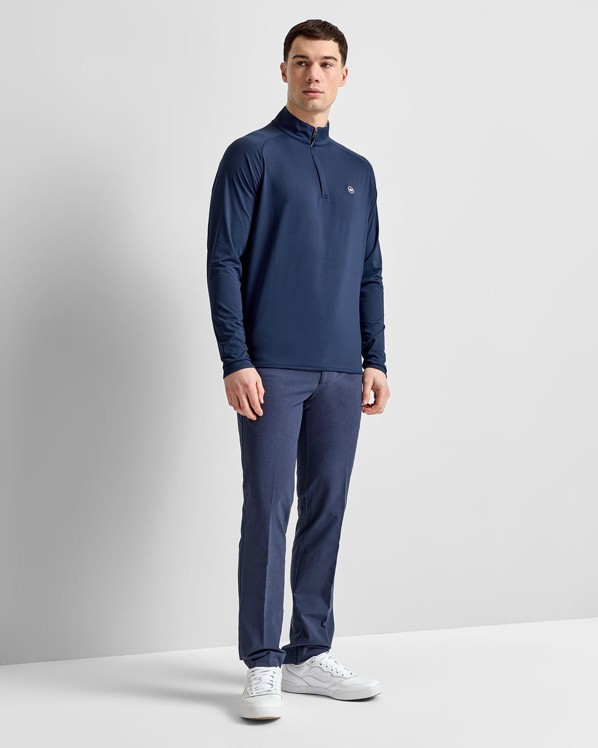 Stealth Performance Quarter-Zip Mid Layer Navy