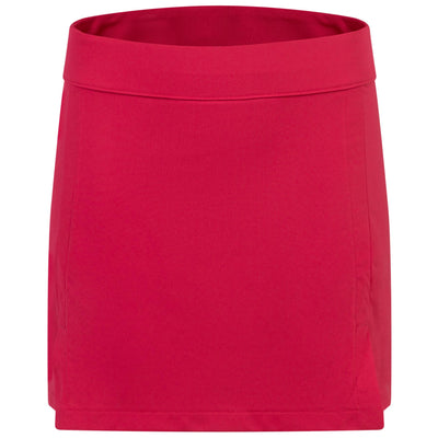 Womens Amelie Mid Skirt Rose Red - AW23