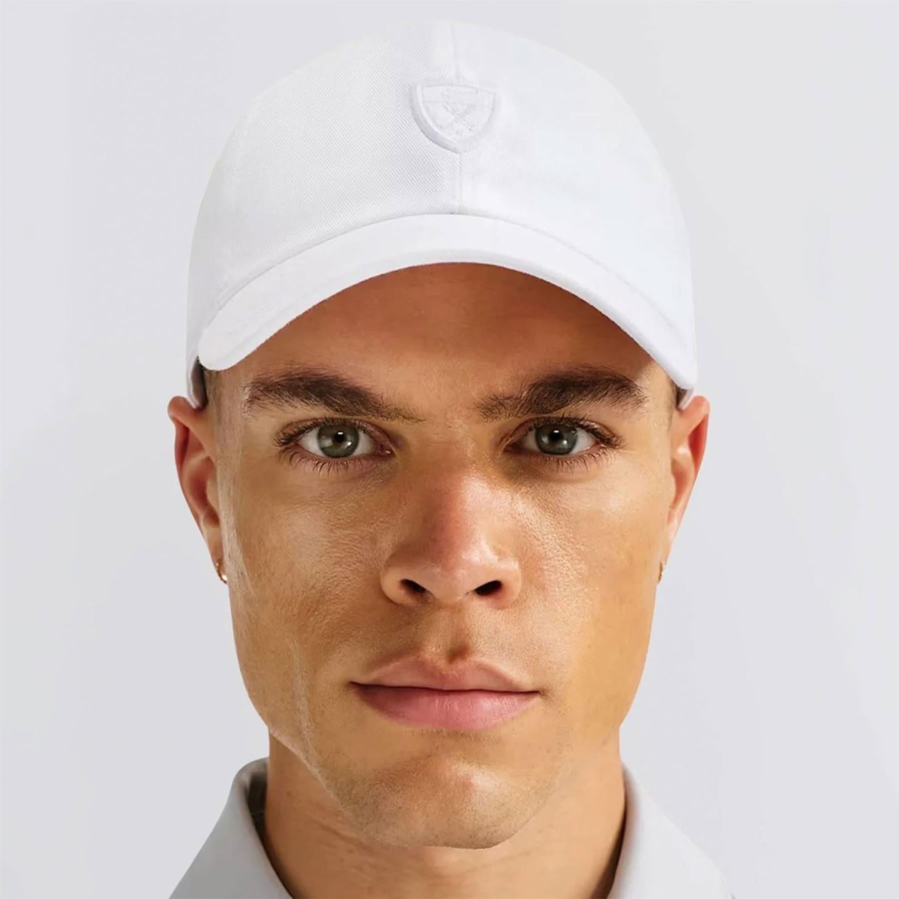 Club Curved Bill Golf Cap White