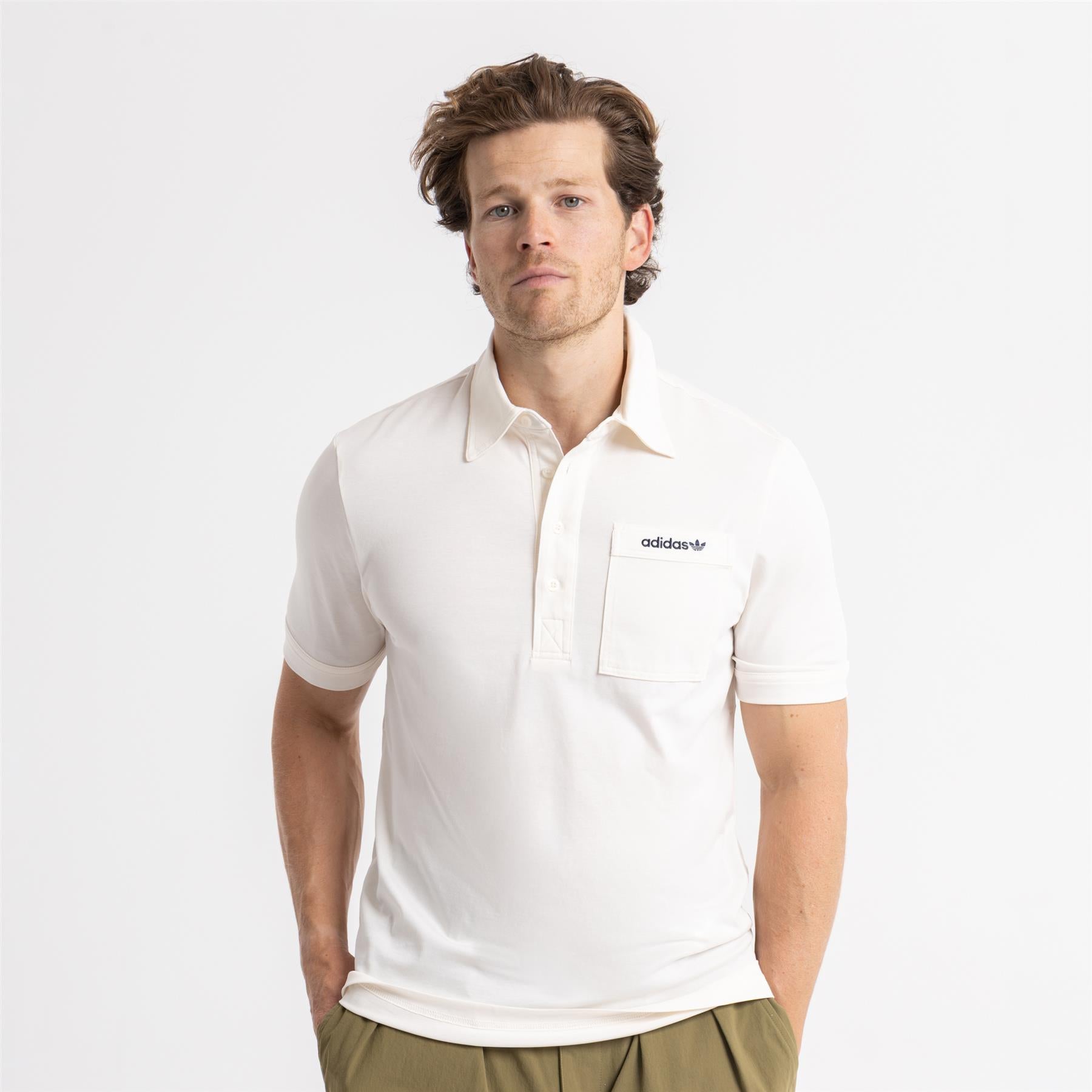 Archive Pocket Polo Chalk White
