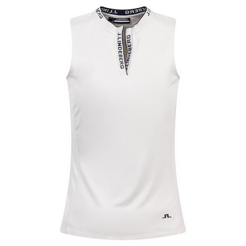 Womens Leya Sleeveless Top Moonbeam - AW24