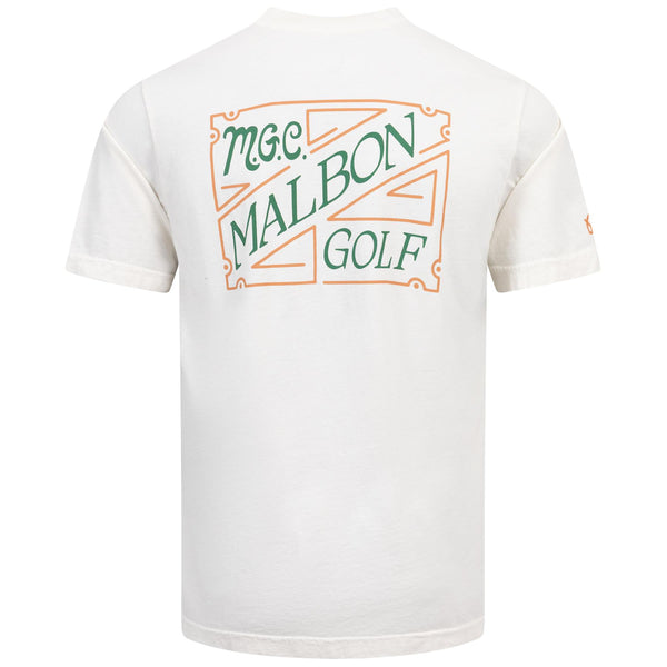 Malbon Golf Villa T-Shirt Ivory | TRENDYGOLF UK