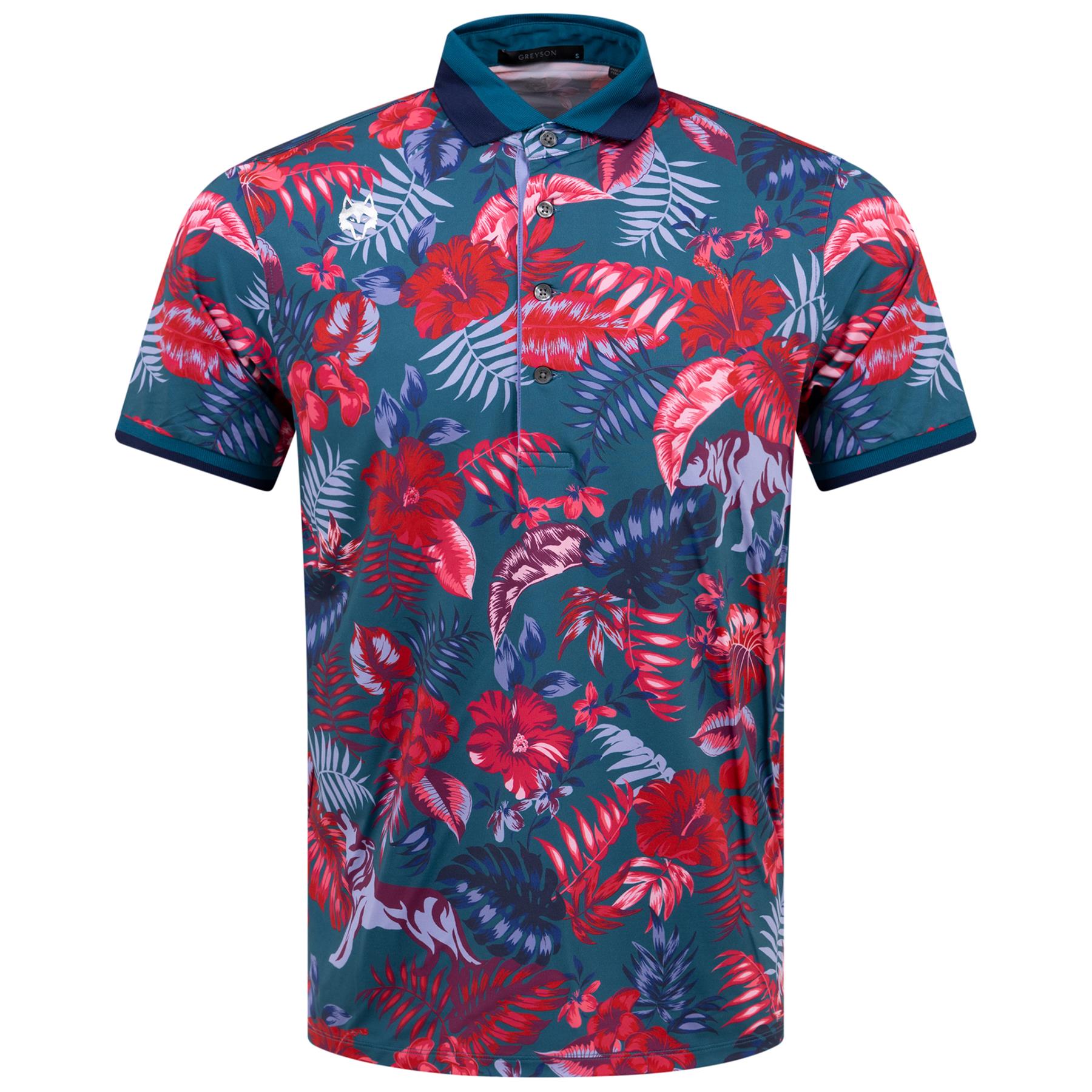 Floral Wolf Jungle Polo Sea Turtle