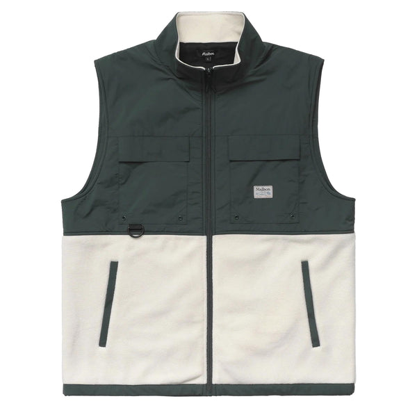 Malbon Golf Backcountry Polar Fleece Gilet Forest | TRENDYGOLF UK