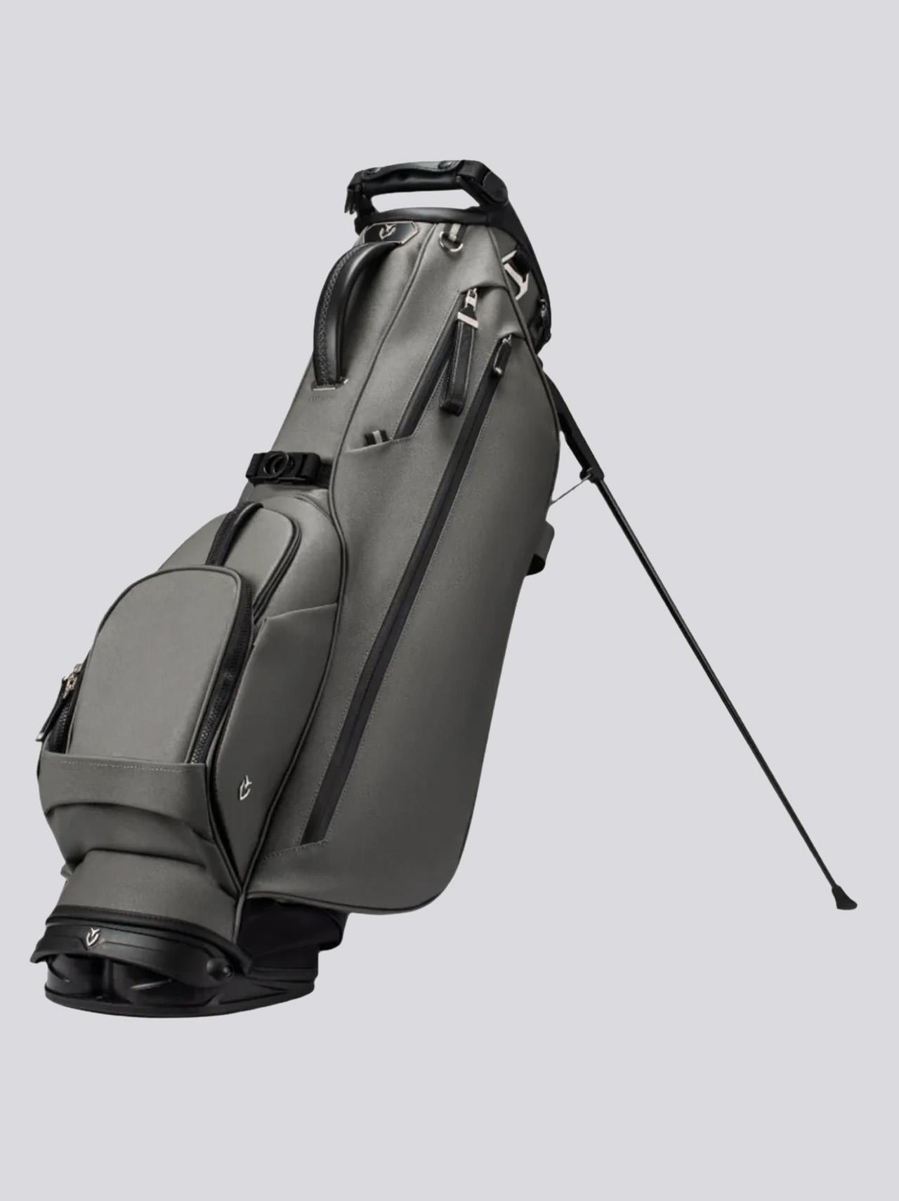 Lux Stand Bag Crosshatch Grey