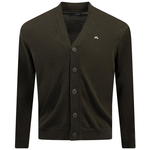 Lucas Knitted Cardigan Forest Green - AW24