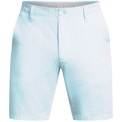 Drive Printed Tapered Fit Golf Shorts White - SS24