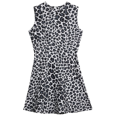 Damenkleid mit Gabriella-Print BW Leopard – W23