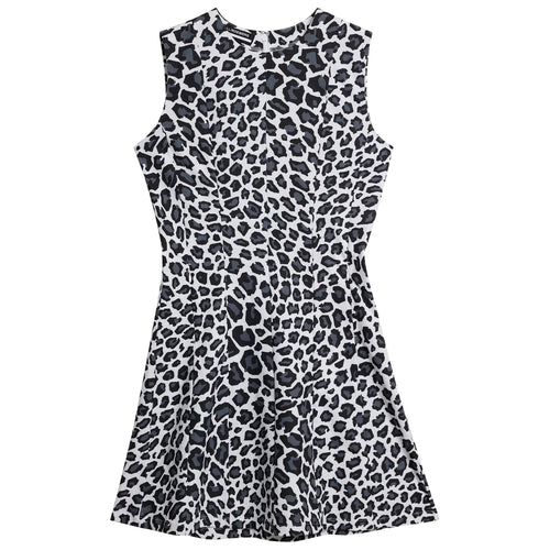 Womens Gabriella Printed Dress BW Leopard - W23