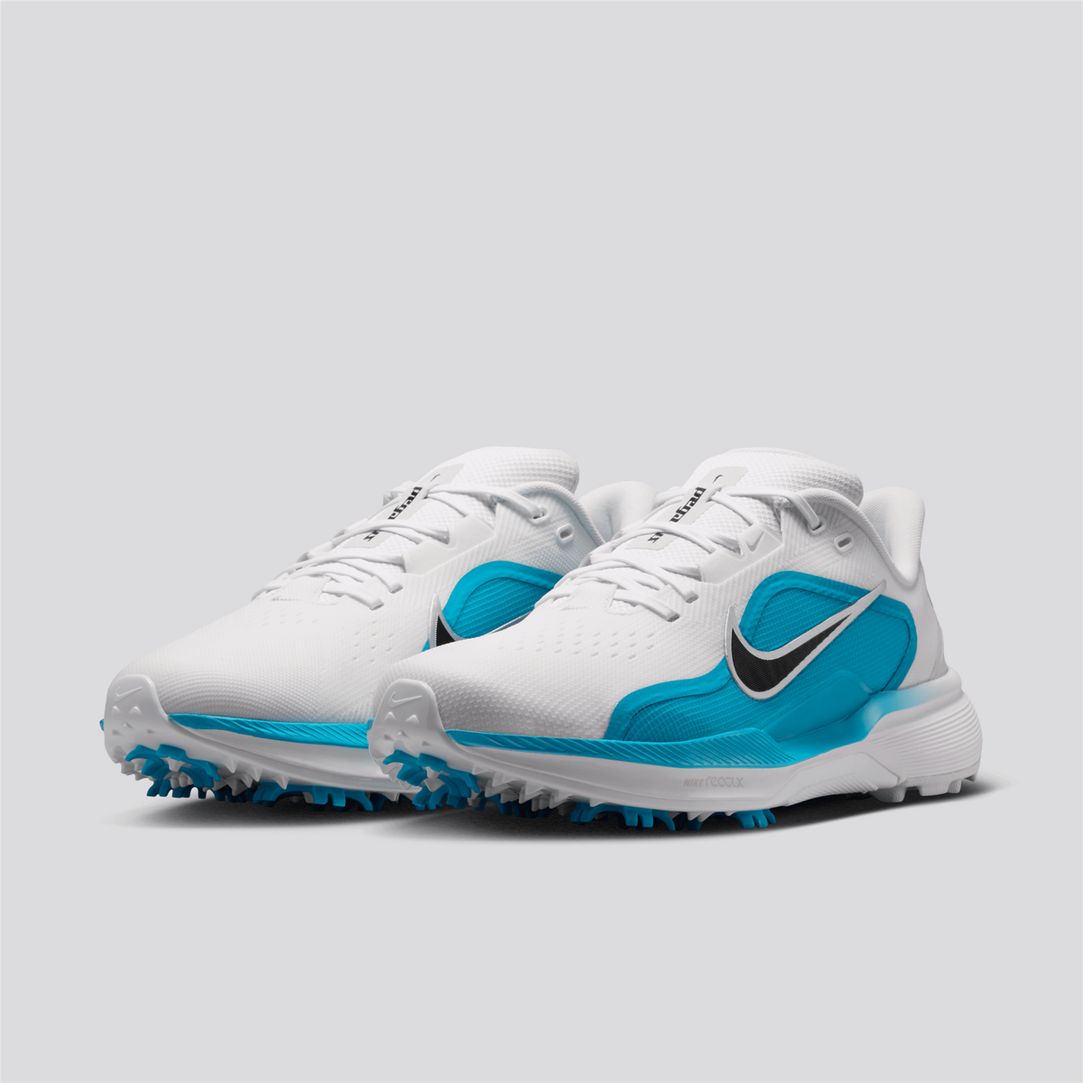 Pegasus 1 Spiked Golf Shoes White/Black/Light Current Blue