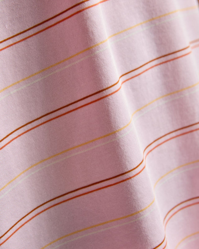 Originals Archine Stripe Polo Clear Pink