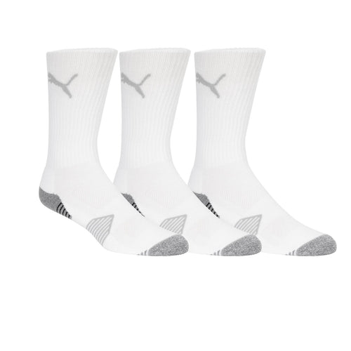 Essential Crew Cut Sock Three Pack White - 2025