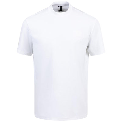 Go-To-T-Shirt mit Stehkragen, Weiß – SS24