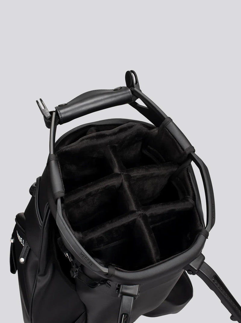 Player V Pro 7-Way Stand Bag Pebbled Black