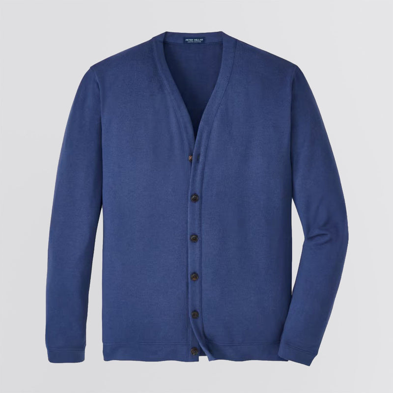 Latrobe Performance Button-Front Cardigan Navy