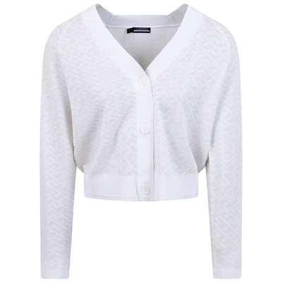 Cardigan tricoté Hanna pour femme blanc - SU23