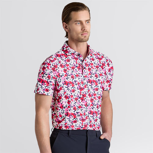 Camo Floral Tech Pique Polo Lava
