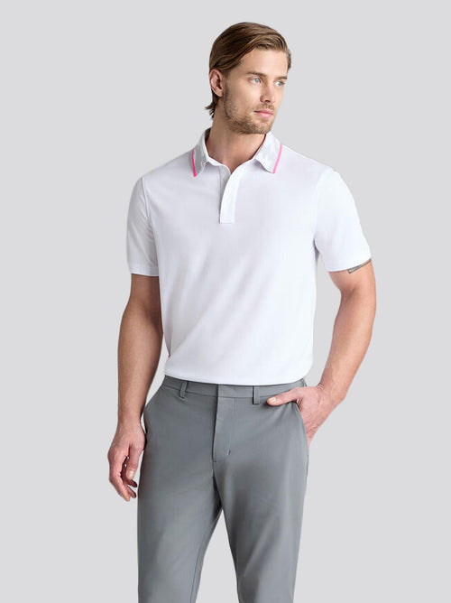 G/FORE x TRENDYGOLF GOLF Camo Collar Performance Pique Polo Snow