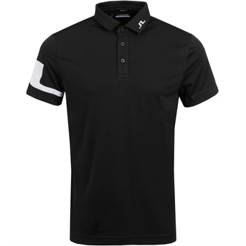 Heath Regular Fit TX Jersey Polo Black
