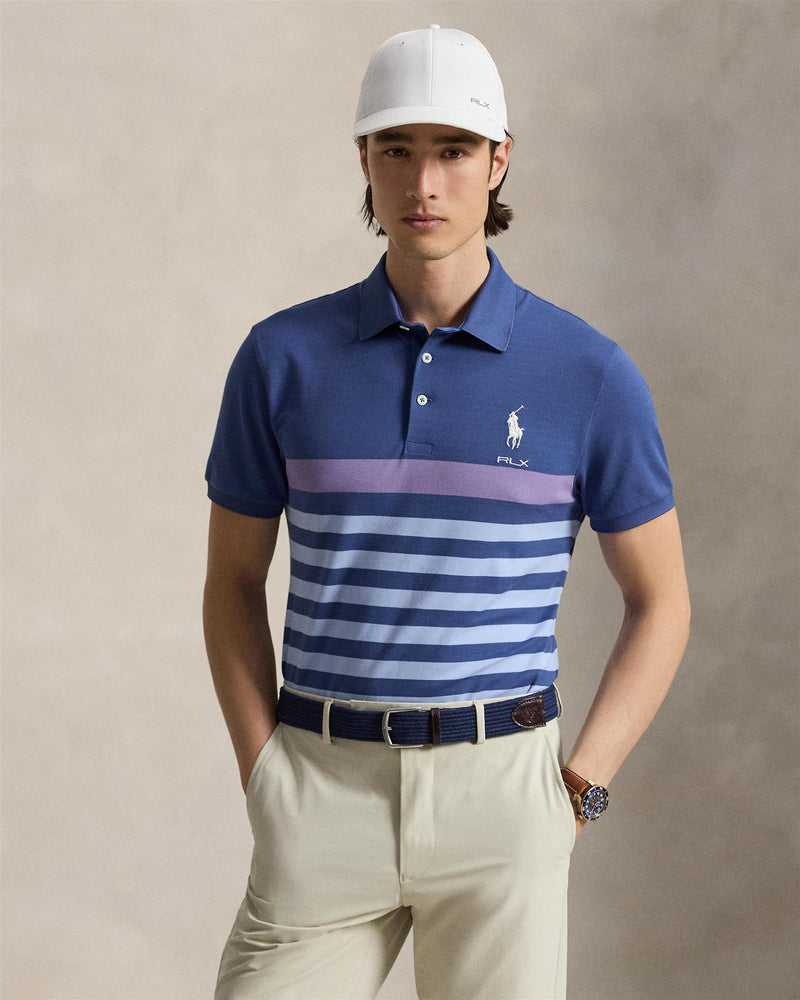 Tailored Fit Performance Polo Shirt Wisteria Multi