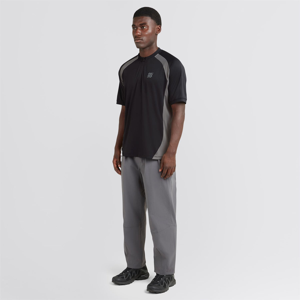 Tour Zip Polo Black
