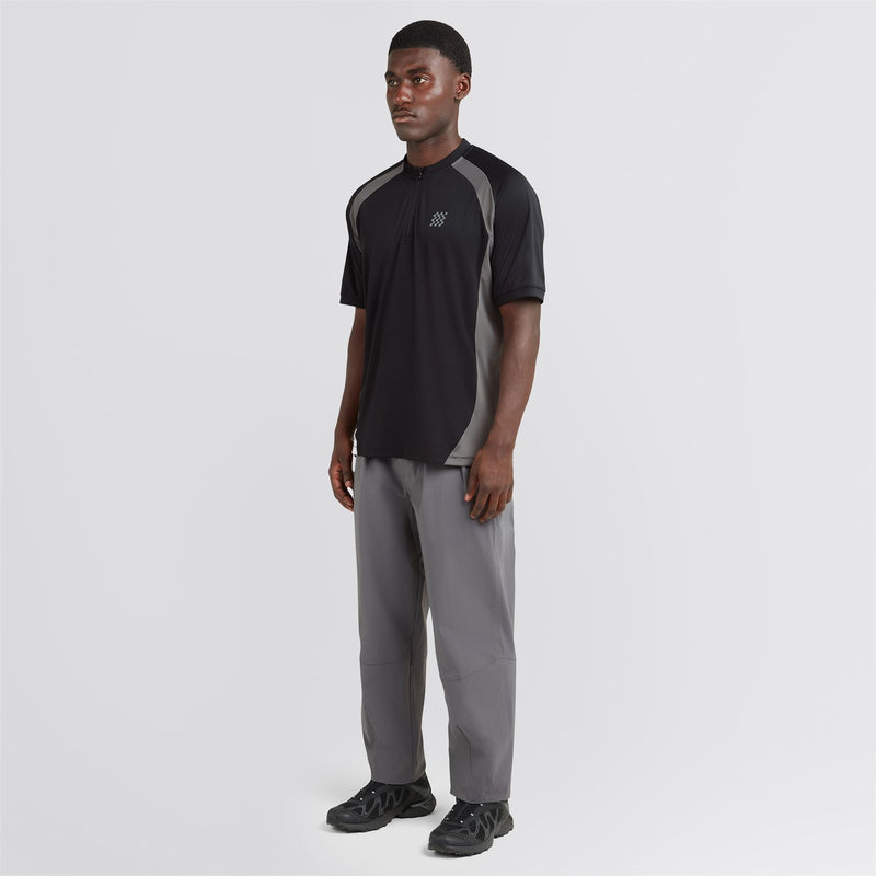 Tour Zip Polo Black