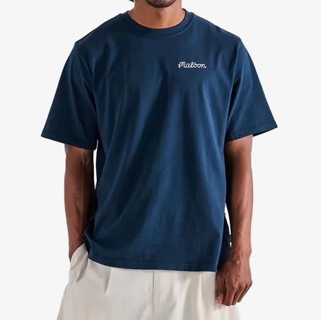 Malbon Golf Recreation T-Shirt Navy | TRENDYGOLF UK