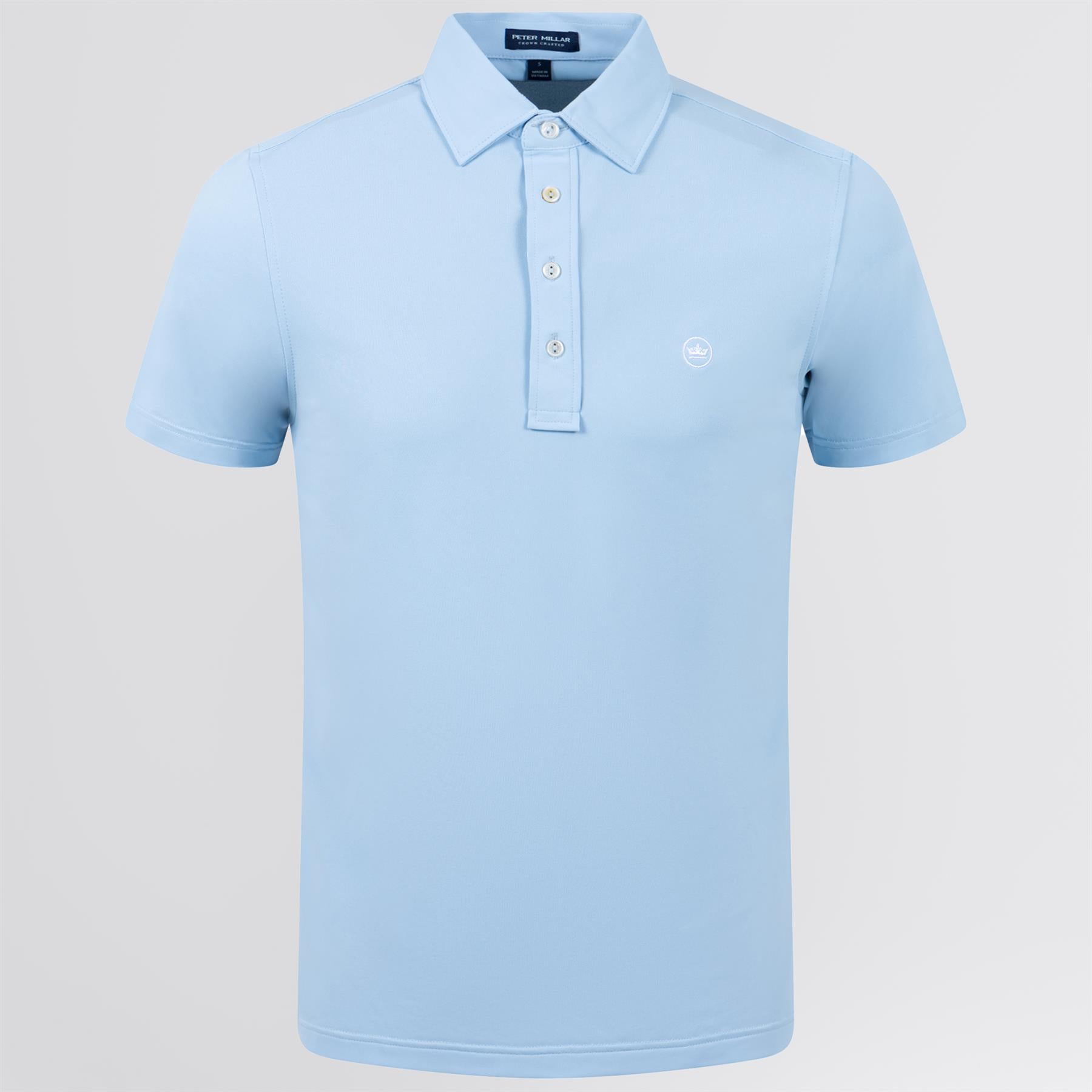 Soul Performance Mesh Polo Blue Frost