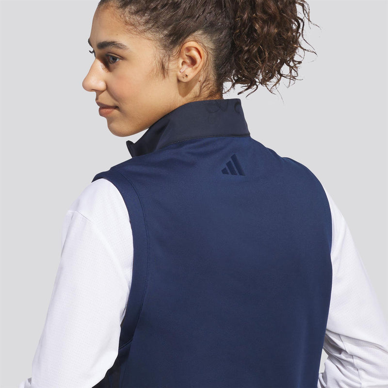 Beyond The Course Climawarom Half Zip Loose Vest Collegiate Navy