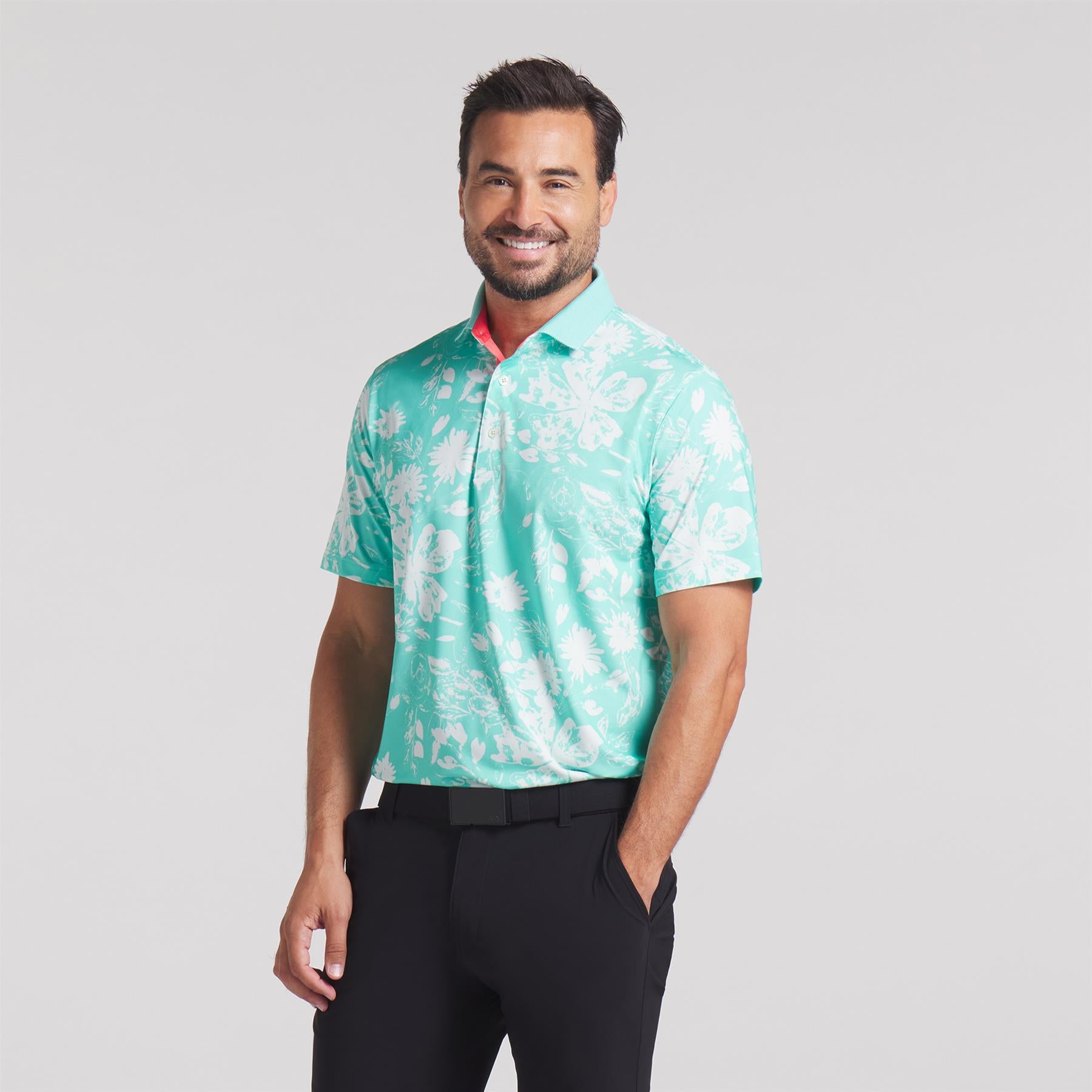 MATTR Rose Polo Aquatic/Peaceful Blue