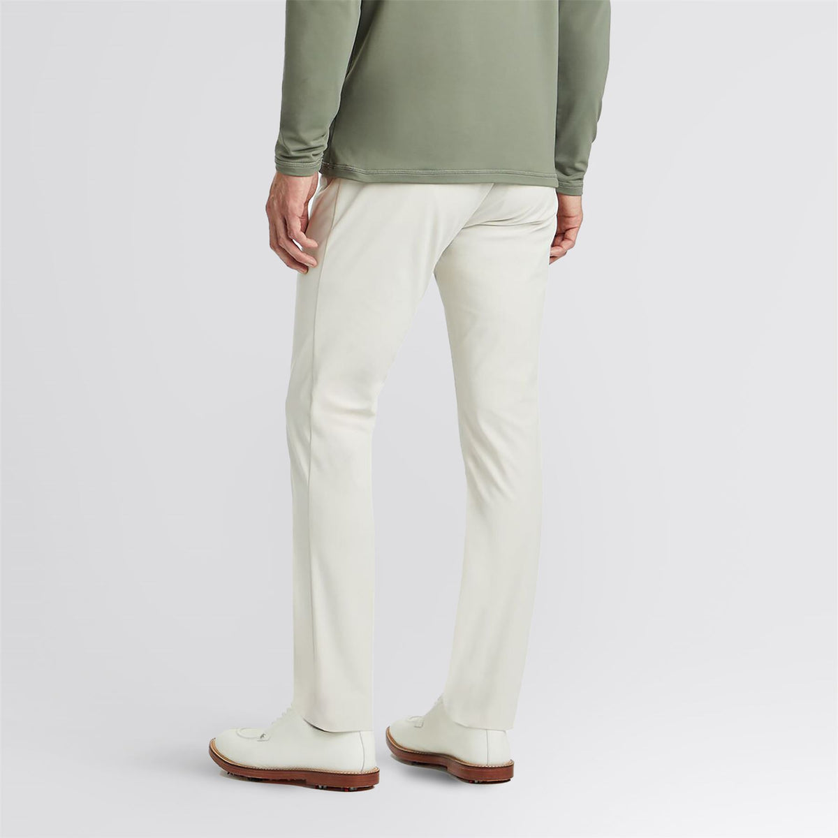 Tech Tour Stretch Straight Leg Trousers Stone