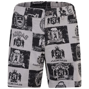 adidas Go-To Printed Golf Shorts Charcoal | TRENDYGOLF.COM