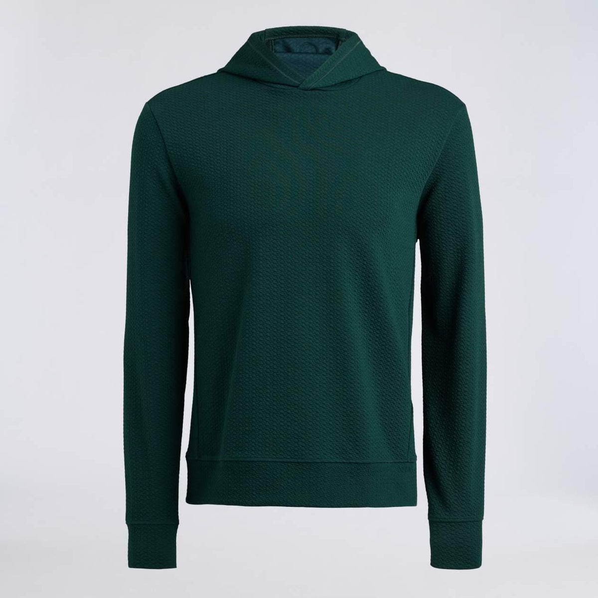 Pebble Quilted Hoodie Pine