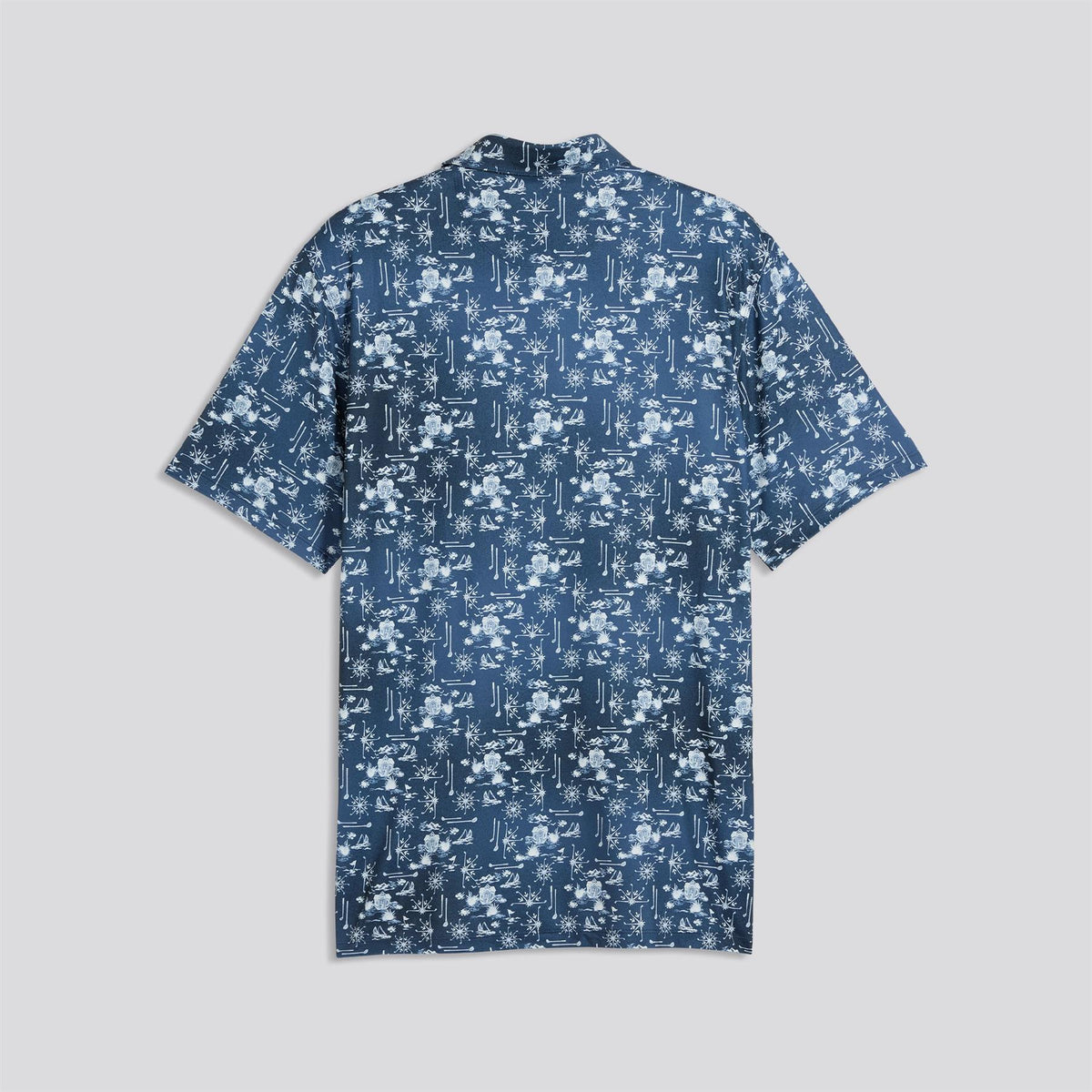 Cloudspun Coastal Claret Polo Deep Navy