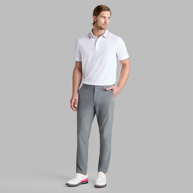 Camo Collar Performance Pique Polo Snow