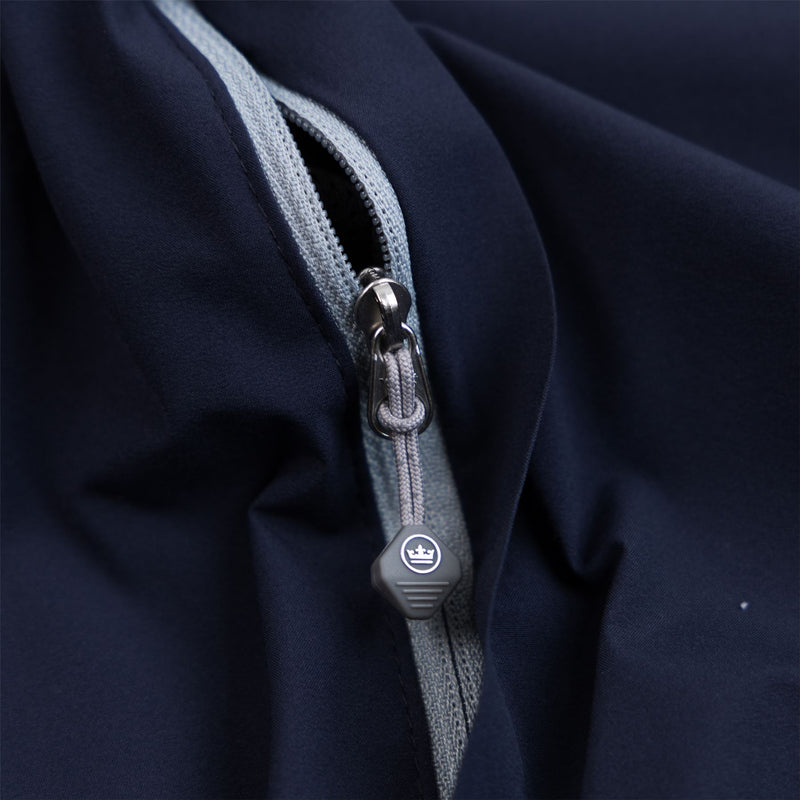Shield Half Zip Rain Shell Classic Fit wasserdichte Jacke Navy – SS24