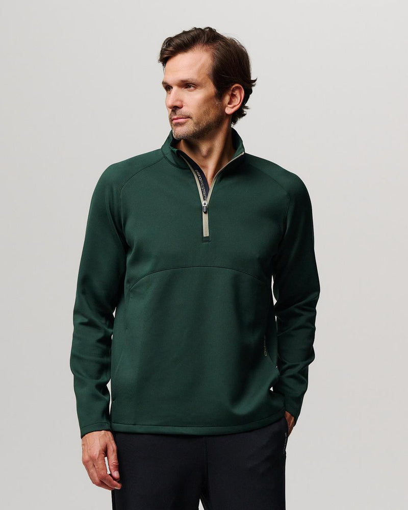 TKO Quarter Zip Pullover Racing Green