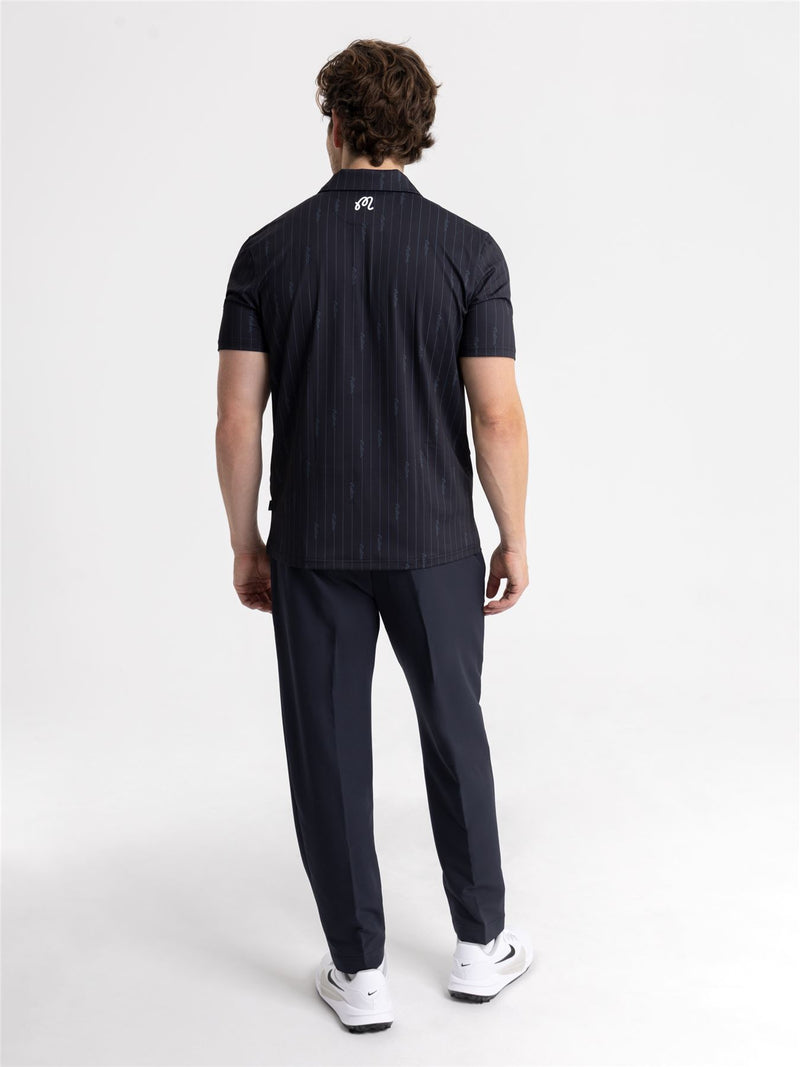 Evergreen Performance Pique Polo Black/Cool Grey