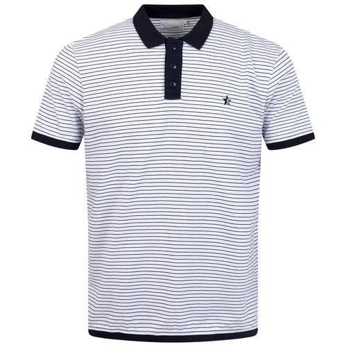 Play Well Polo Off White/Dark Navy Pin Stripe – SS23