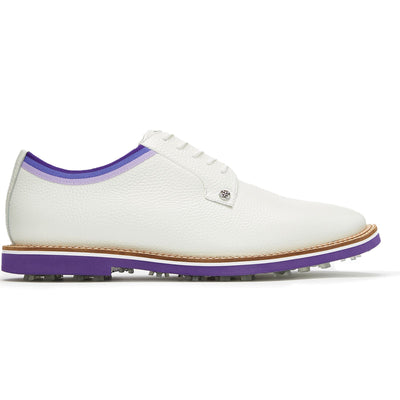 Chaussures de golf Welt Gallivanter en cuir gros-grain Snow - SS24