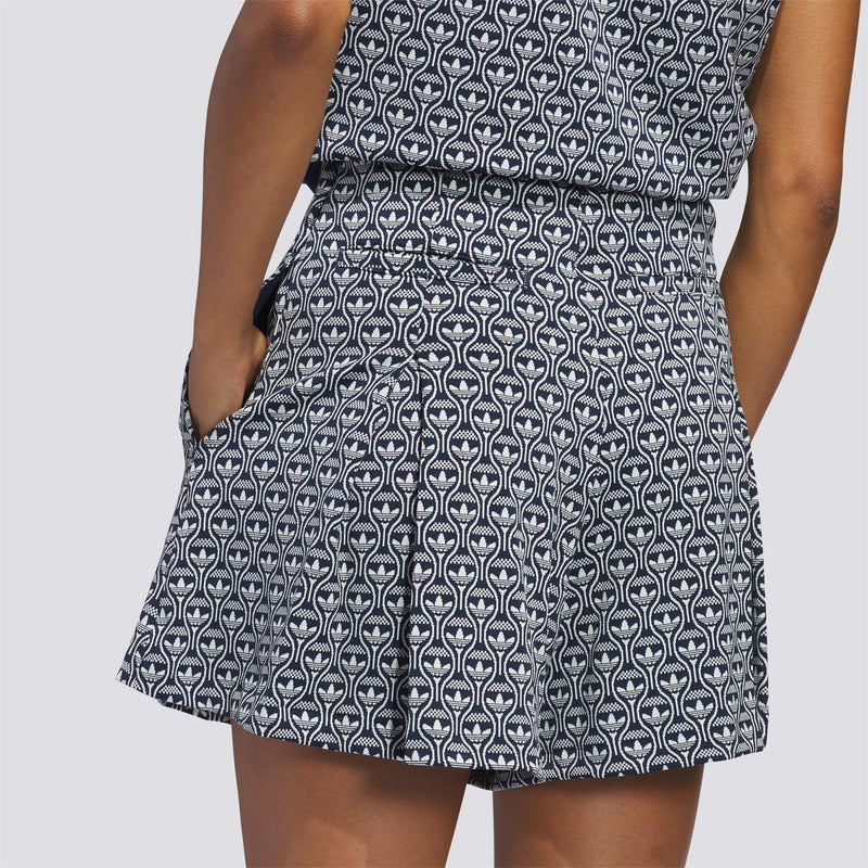 Originals All Over Skort Night Indigo/Chalk White