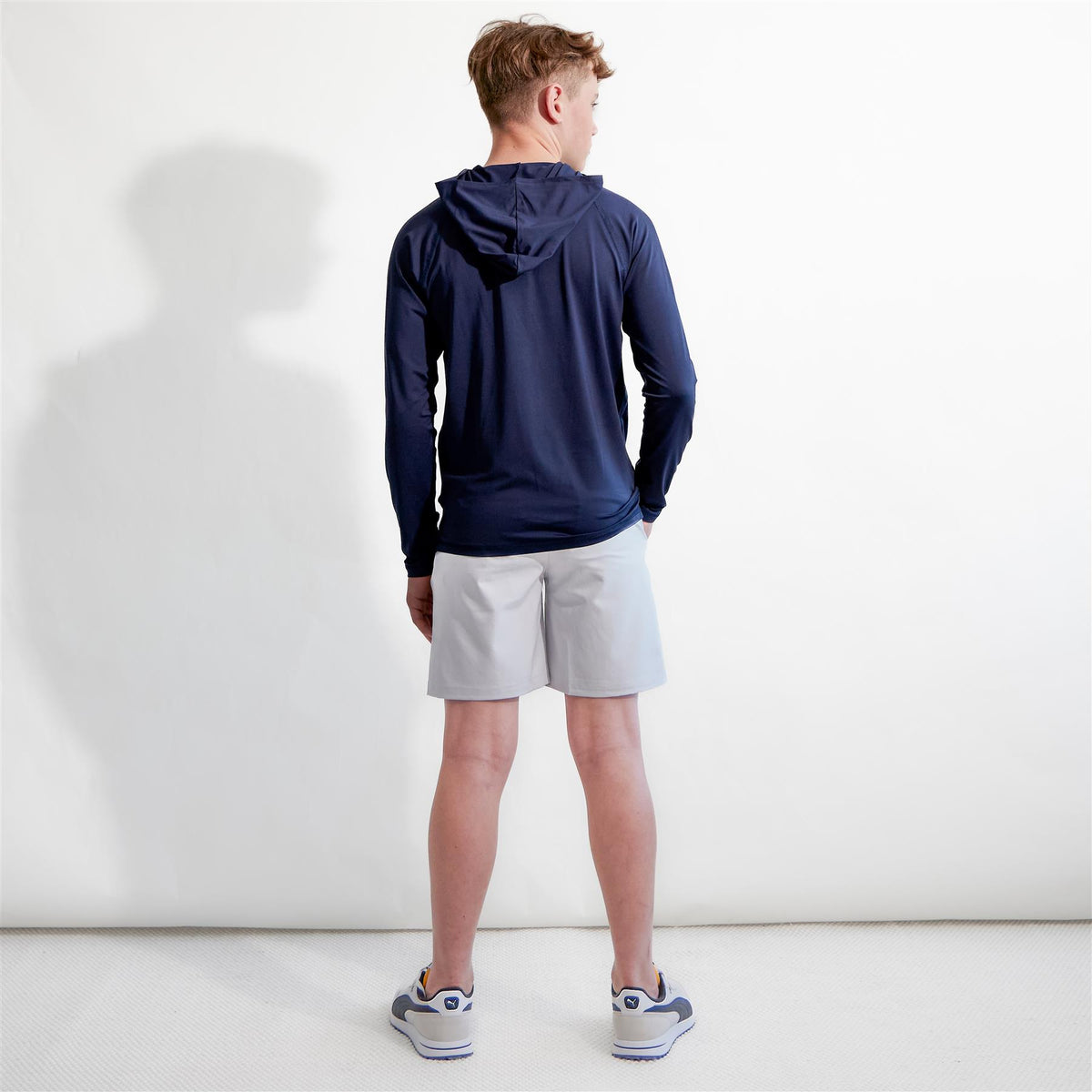 Boys You-V Hoodie Deep Navy