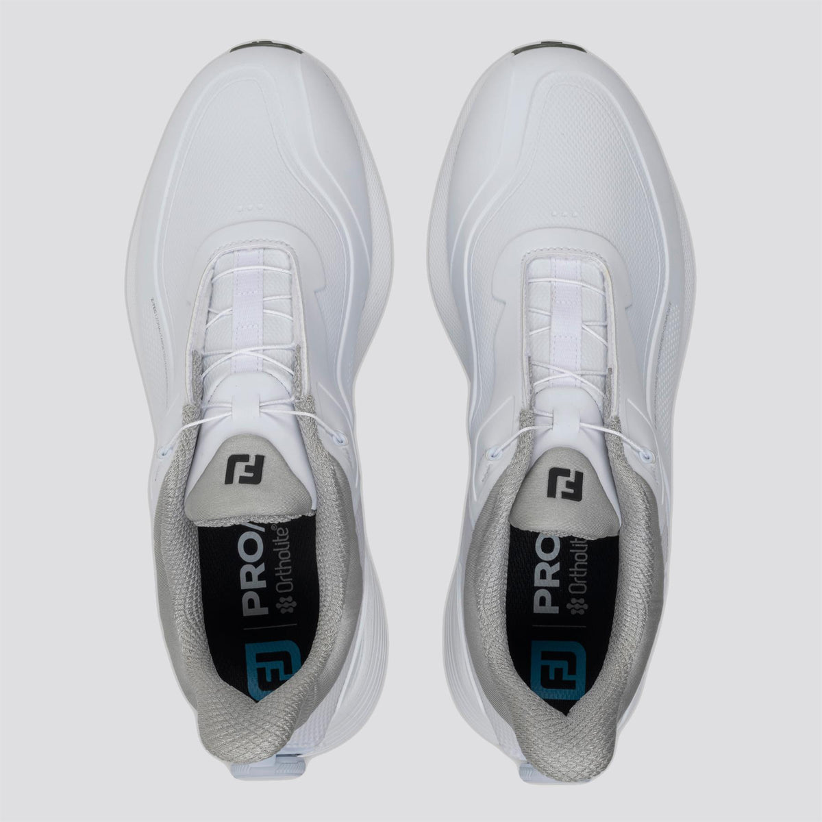 Pro Spikeless BOA Golf Shoes White/Grey