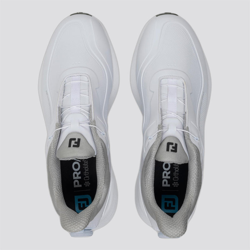 Pro Spikeless BOA Golf Shoes White/Grey
