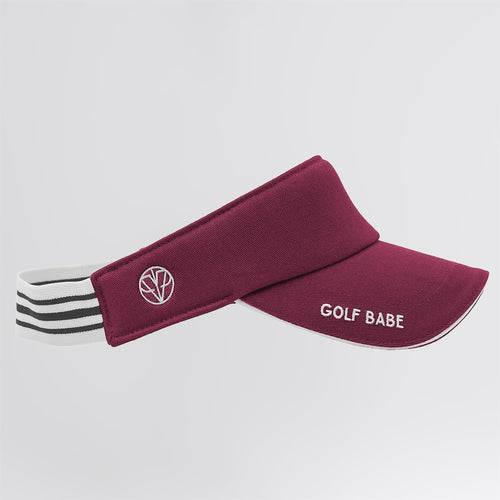 Golf Babe Visor Dark Red